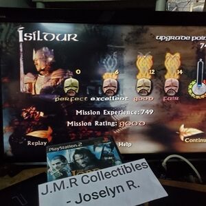 Lord of the Rings The Two Towers PS2 (Sony PlayStation 2, 2004) Complete/good